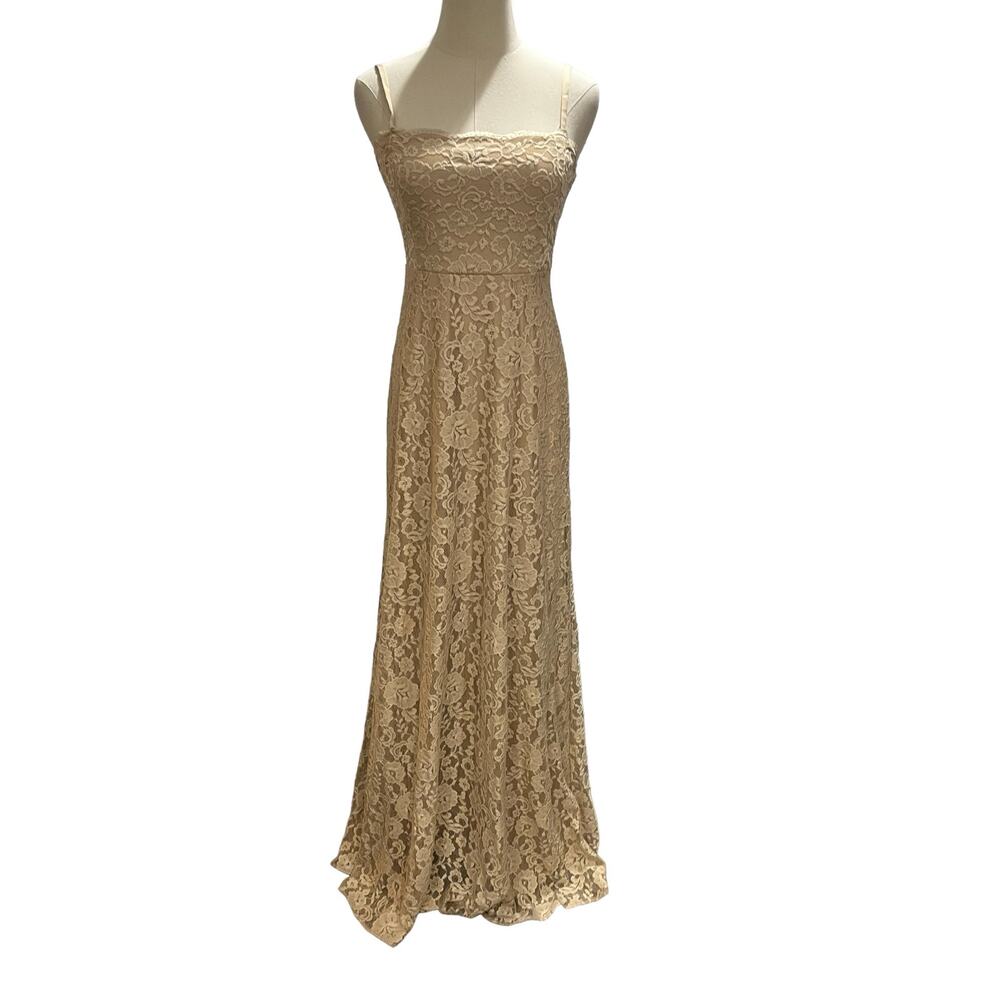 Show Me Your Mumu Women's Lauren Tie Maxi Dress Size Medium Bridesmaid Lace